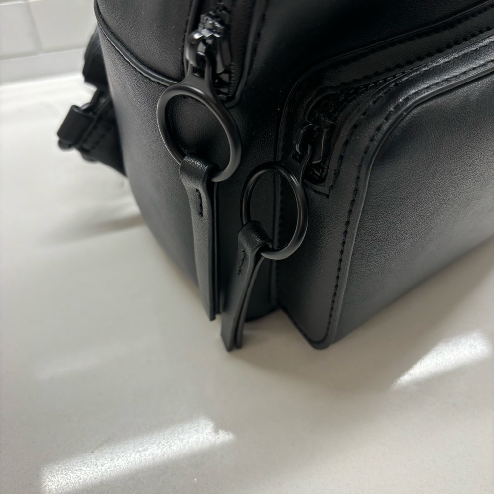NWOT Black Mini Backpack - Picture 5 of 7